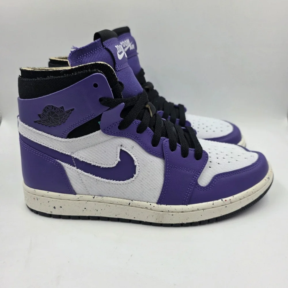 Nike Air Jordan 1 High Zoom Comfort CMFT Purple Court CT0978-501 Mens Size 8